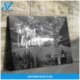 Just Breathe family multi names - Canvas