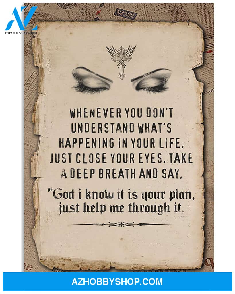 Just Close Your Eyes And Pray Easter Canvas And Poster, Wall Decor Visual Art, Wall Poster, My Poster Wall