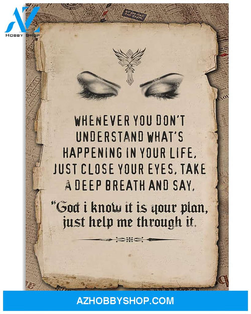 Just Close Your Eyes And Pray Easter Canvas And Poster, Wall Decor Visual Art, Wall Poster, My Poster Wall