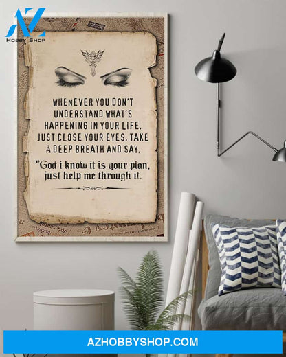 Just Close Your Eyes And Pray Easter Canvas And Poster, Wall Decor Visual Art, Wall Poster, My Poster Wall