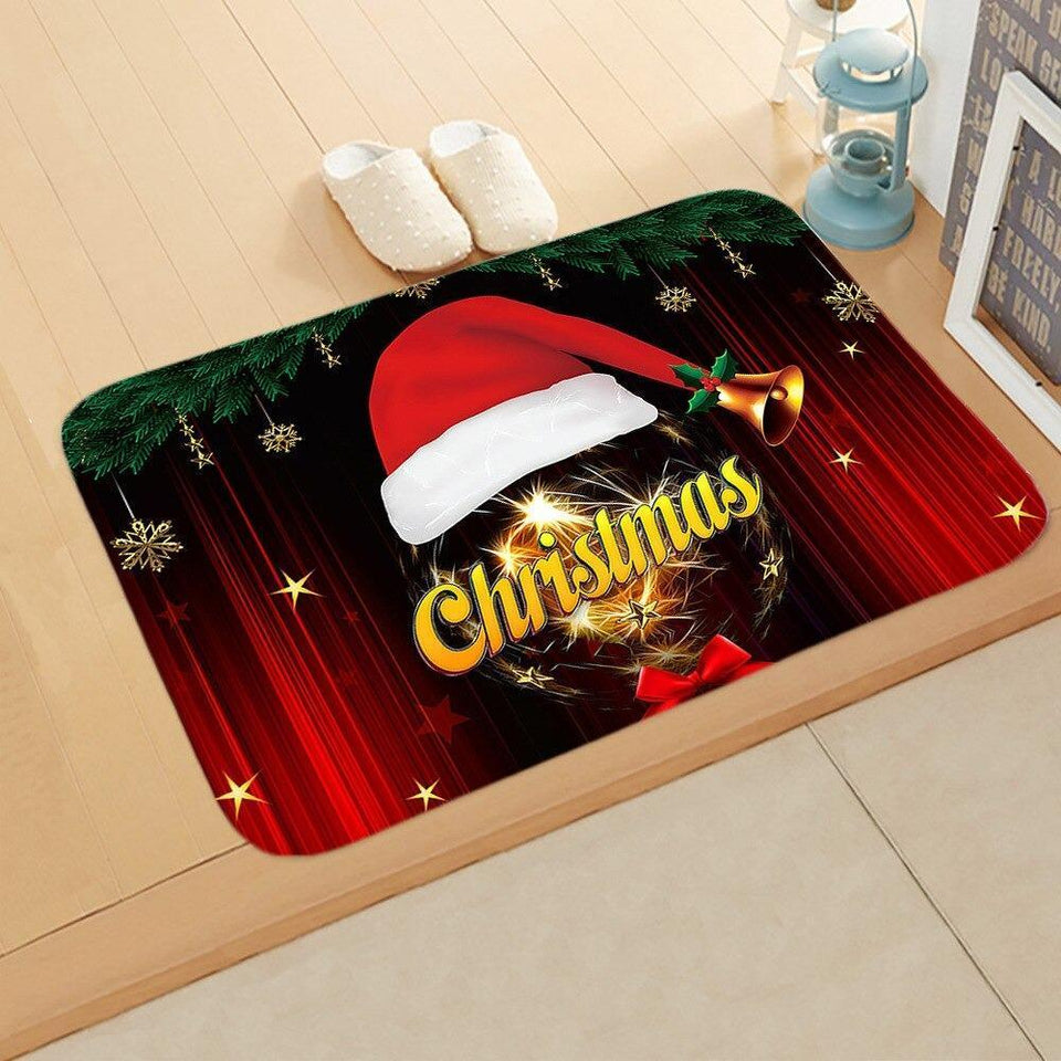 Merry Christmas Doormat | Colorful | Size 8x27'' 24x36''
