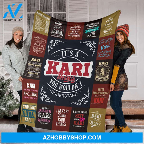 Kari Premium Fleece Blanket