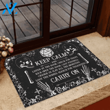 Keep Calm Carry On D&D Doormat | Welcome Mat | House Warming Gift