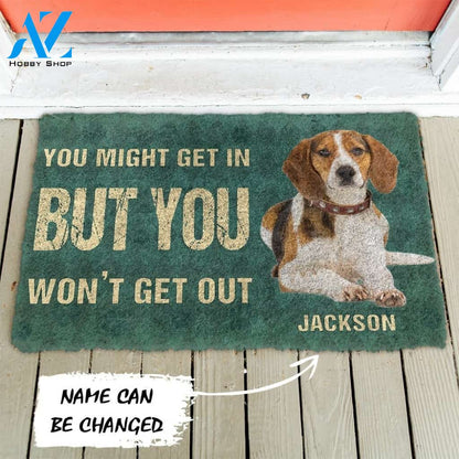 Gearhumans Gearhuman 3D Keep Door Closed Beagles Dog Custom Gender Doormat