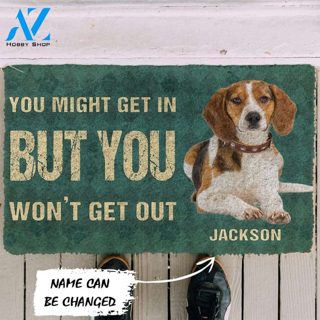Gearhumans Gearhuman 3D Keep Door Closed Beagles Dog Custom Gender Doormat