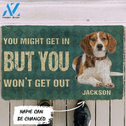 Gearhumans Gearhuman 3D Keep Door Closed Beagles Dog Custom Gender Doormat