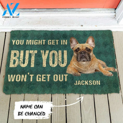 Gearhumans Gearhuman 3D Keep Door Closed French Bulldogs Dog Custom Gender Doormat