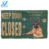 Gearhumans Gearhuman 3D Keep Door Closed German Shepherd Dog Custom Gender Doormat