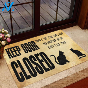 Keep Door Closed | Welcome Mat | House Warming Gift