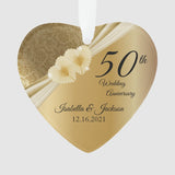 Keepsake 50Th Gold Wedding Anniversary Ornament
