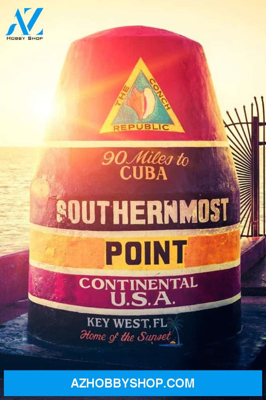 Key West Florida 90 Miles To Cuba Sign