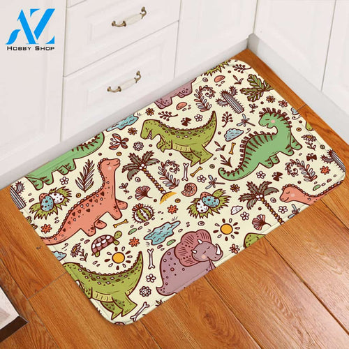 Kid Dinosaur Door Mat