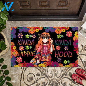Kinda Hippie Kinda Hood Doormat | Welcome Mat | House Warming Gift