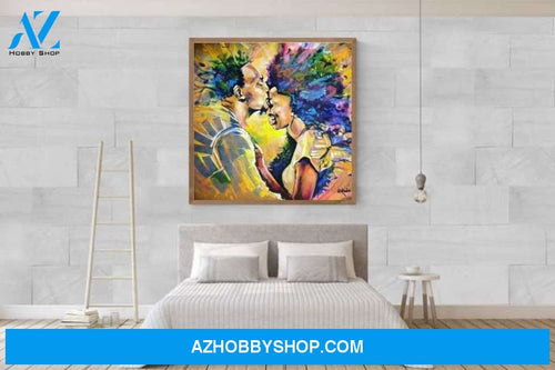 Couple Canvas, African Couple Art, Afro King and Queen Canvas, King Queen Poster, King Queen Canvas, African King Canvas And Poster, Wall Decor Visual Art