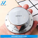 Kitchen Stainless Steel Mechanical Timer Alarm Clock Reminder