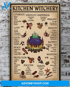 Kitechen Witchery Canvas And Poster, Wall Decor Visual Art