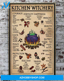 Kitechen Witchery Canvas And Poster, Wall Decor Visual Art