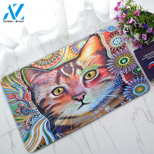 Kitten Cat Doormat Welcome Mat House Warming Gift Home Decor Gift For Cat Lovers Funny Doormat Gift Idea