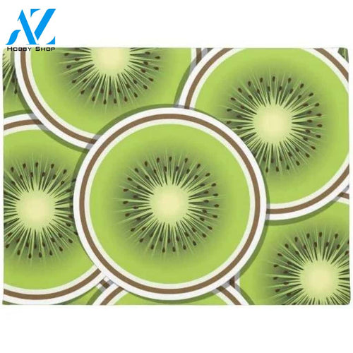 Kiwi Fruit Doormat Welcome Mat Housewarming Gift Home Decor Funny Doormat Gift For Friend Best Gift Idea For Fruit Lovers
