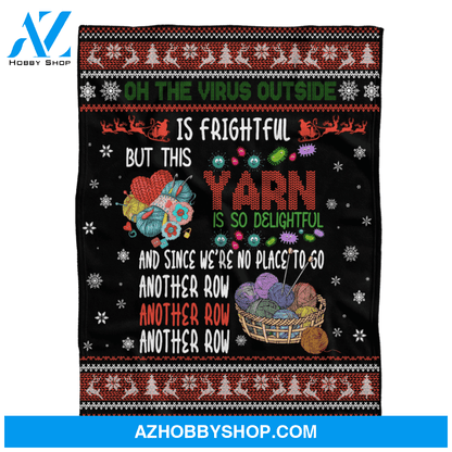Knitting Blanket, This Yarn Is So Delightful Christmas Blanket