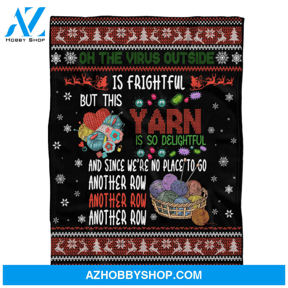 Knitting Blanket, This Yarn Is So Delightful Christmas Blanket