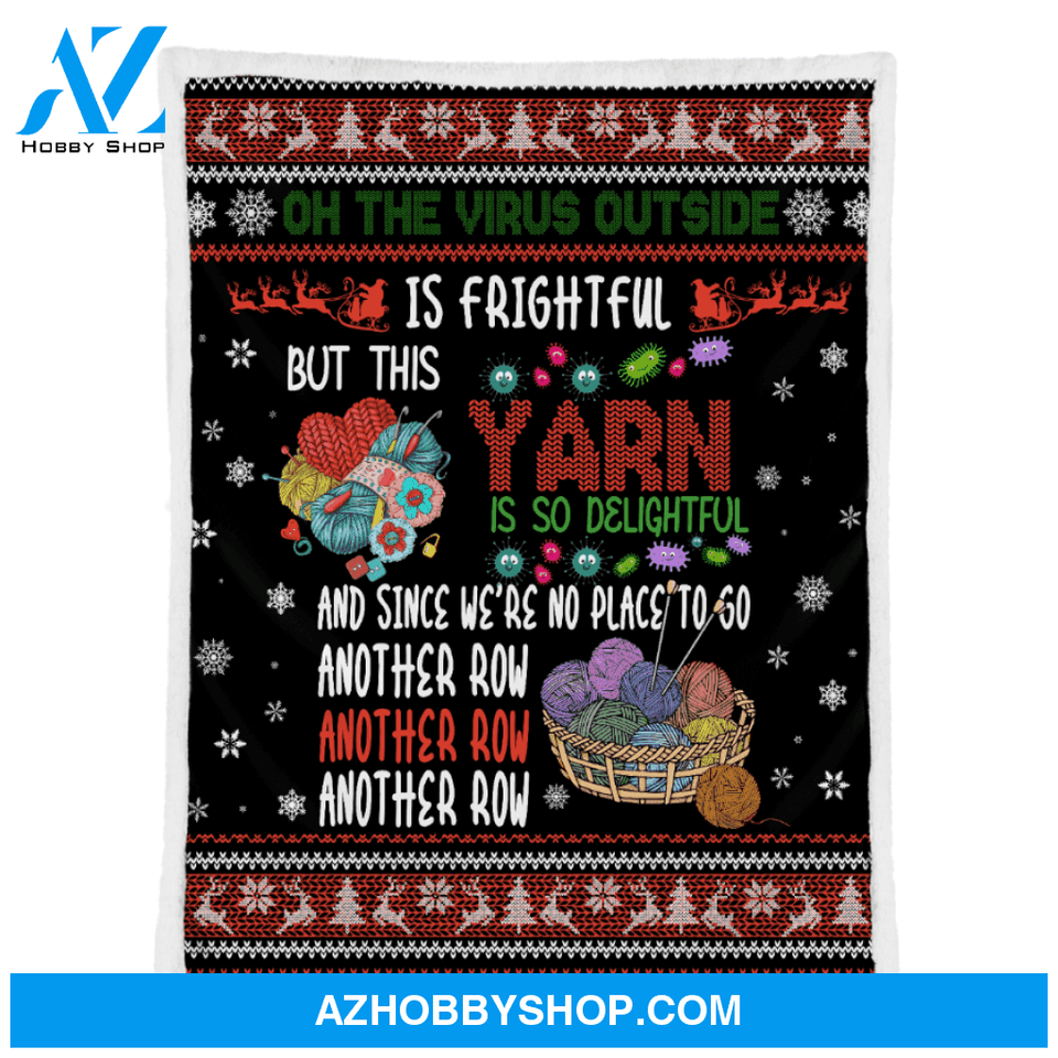 Knitting Blanket, This Yarn Is So Delightful Christmas Blanket