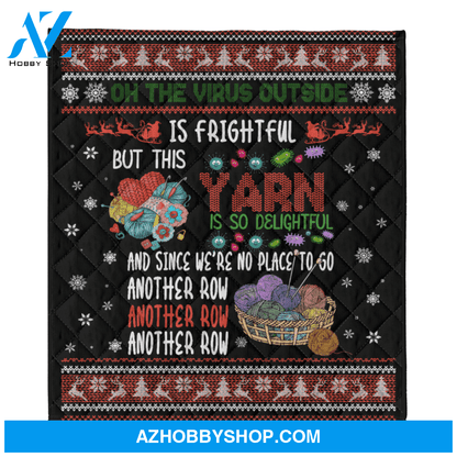 Knitting Blanket, This Yarn Is So Delightful Christmas Blanket