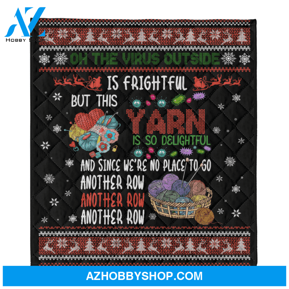 Knitting Blanket, This Yarn Is So Delightful Christmas Blanket