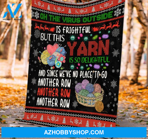 Knitting Blanket, This Yarn Is So Delightful Christmas Blanket