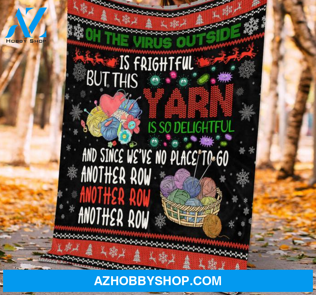Knitting Blanket, This Yarn Is So Delightful Christmas Blanket