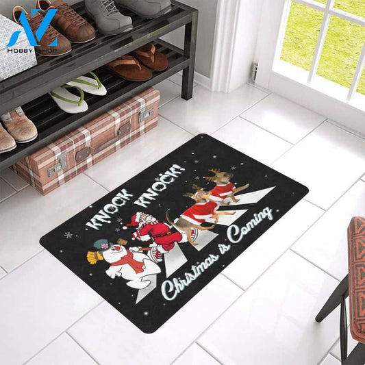 Knock Knock Christmas Is Coming Chihuahua Doormat Welcome Mat Housewarming Gift Home Decor Funny Doormat Gift For Dog Lovers Gift For Christmas