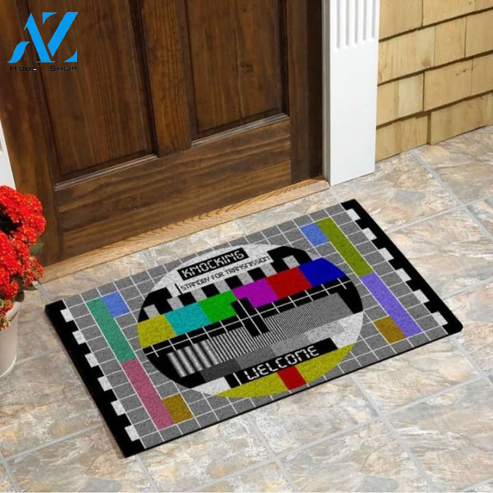 Knocking Analog Doormat | Welcome Mat | House Warming Gift