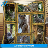 Koala Quilt Blanket Gift For Living Throw