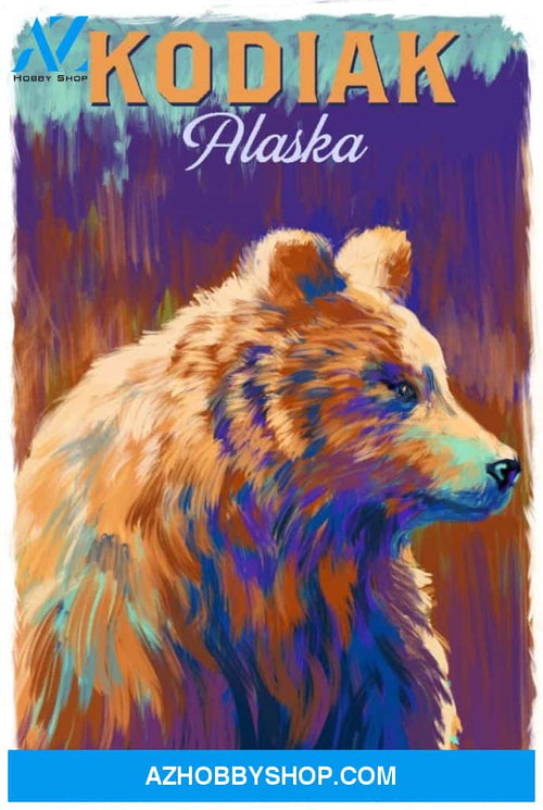 Kodiak Alaska Grizzly Bear Vivid