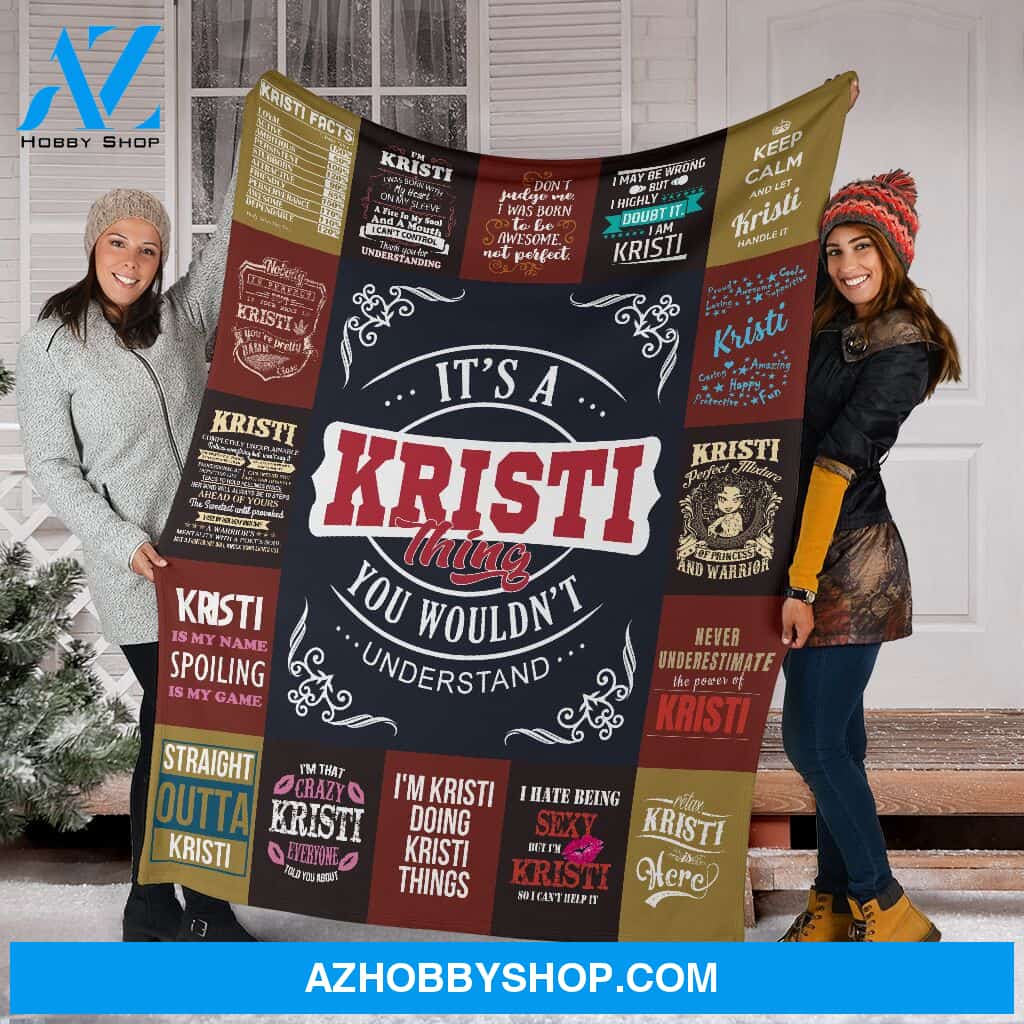 Kristi Premium Fleece Blanket