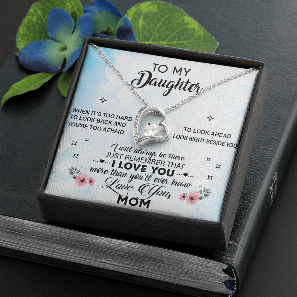 I Love You Forever Love Necklaces Gift For Daughter From Mom