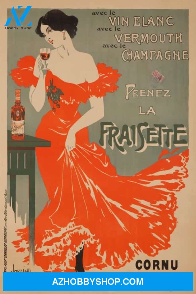 La Fraisette Vintage Poster France C. 1900