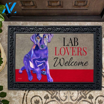 Lab Lover Doormat - 18" x 30"