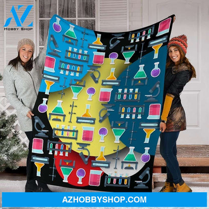 Lab Scientist 3 Fleece Blanket