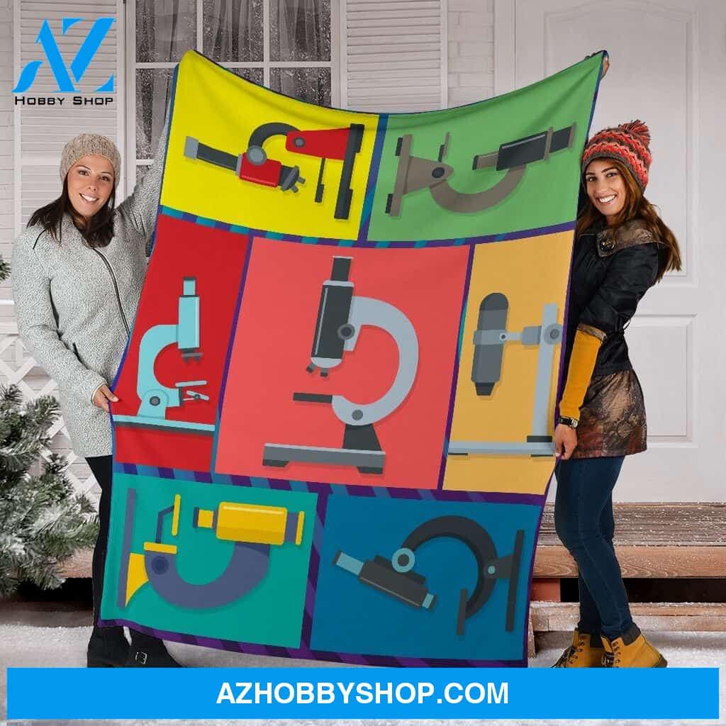 Lab Scientist 4 Fleece Blanket