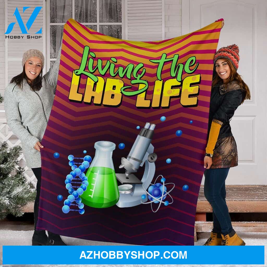 Lab Scientist 5 Fleece Blanket