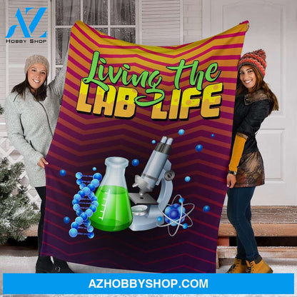 Lab Scientist 5 Fleece Blanket