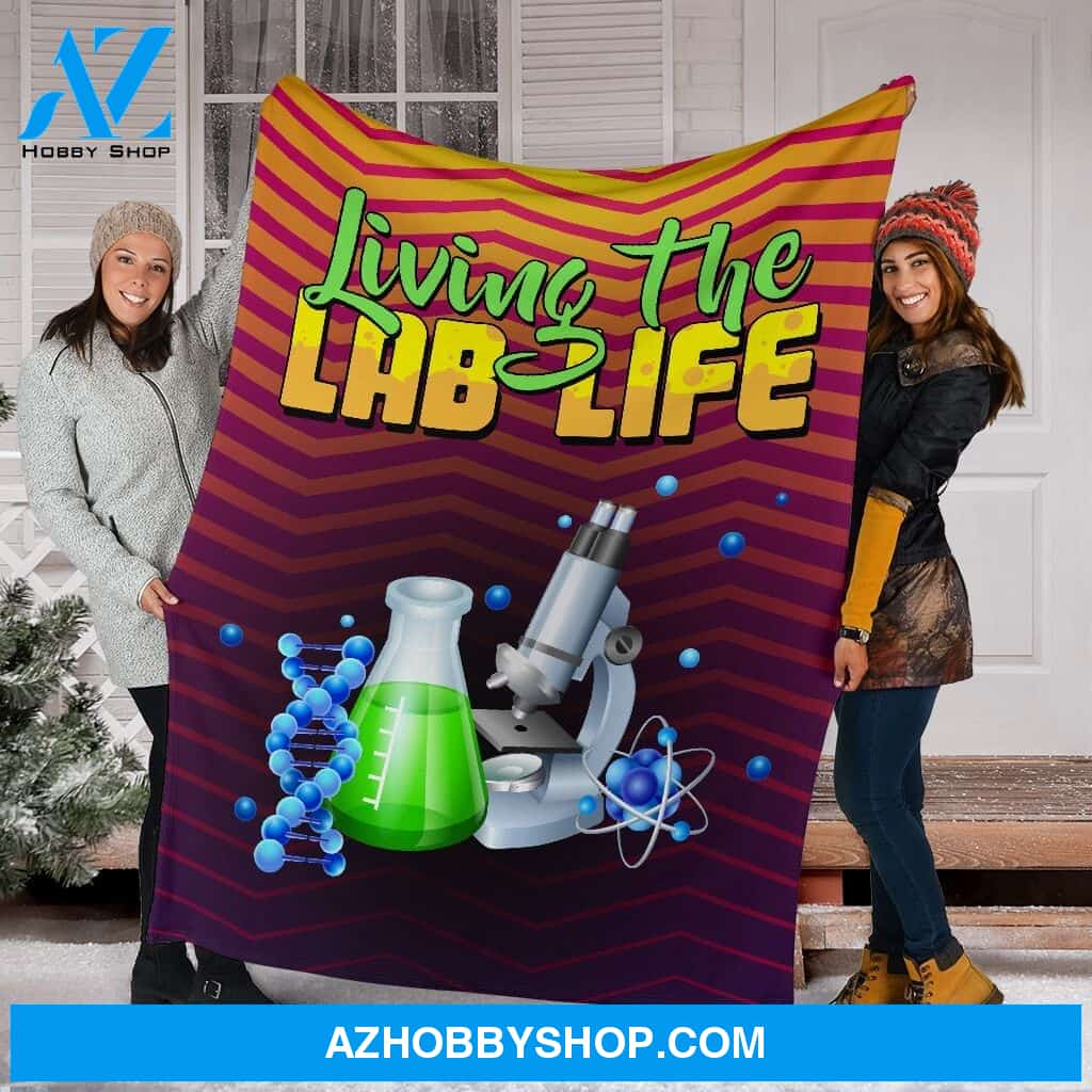 Lab Scientist 5 Fleece Blanket