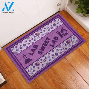 Lab Sweet Lab - Medical Technologist Coir Pattern Print Doormat
