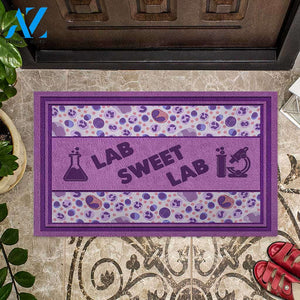 Lab Sweet Lab - Medical Technologist Coir Pattern Print Doormat