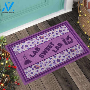 Lab Sweet Lab - Medical Technologist Coir Pattern Print Doormat