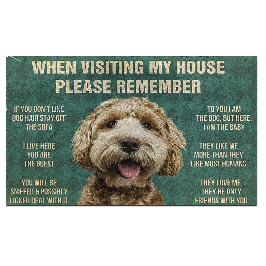 Labradoodle's Rules Doormat