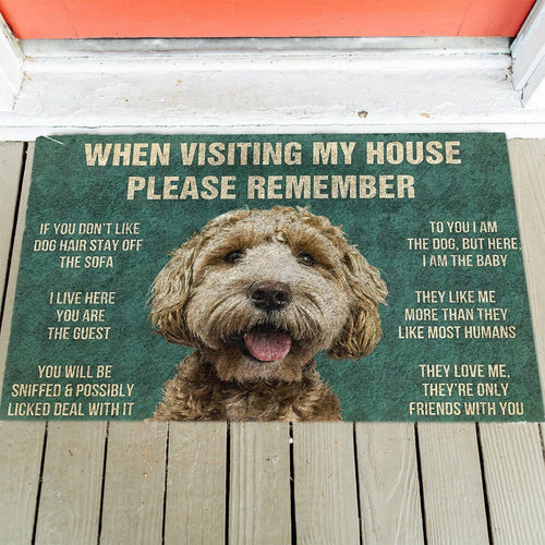 Labradoodle's Rules Doormat
