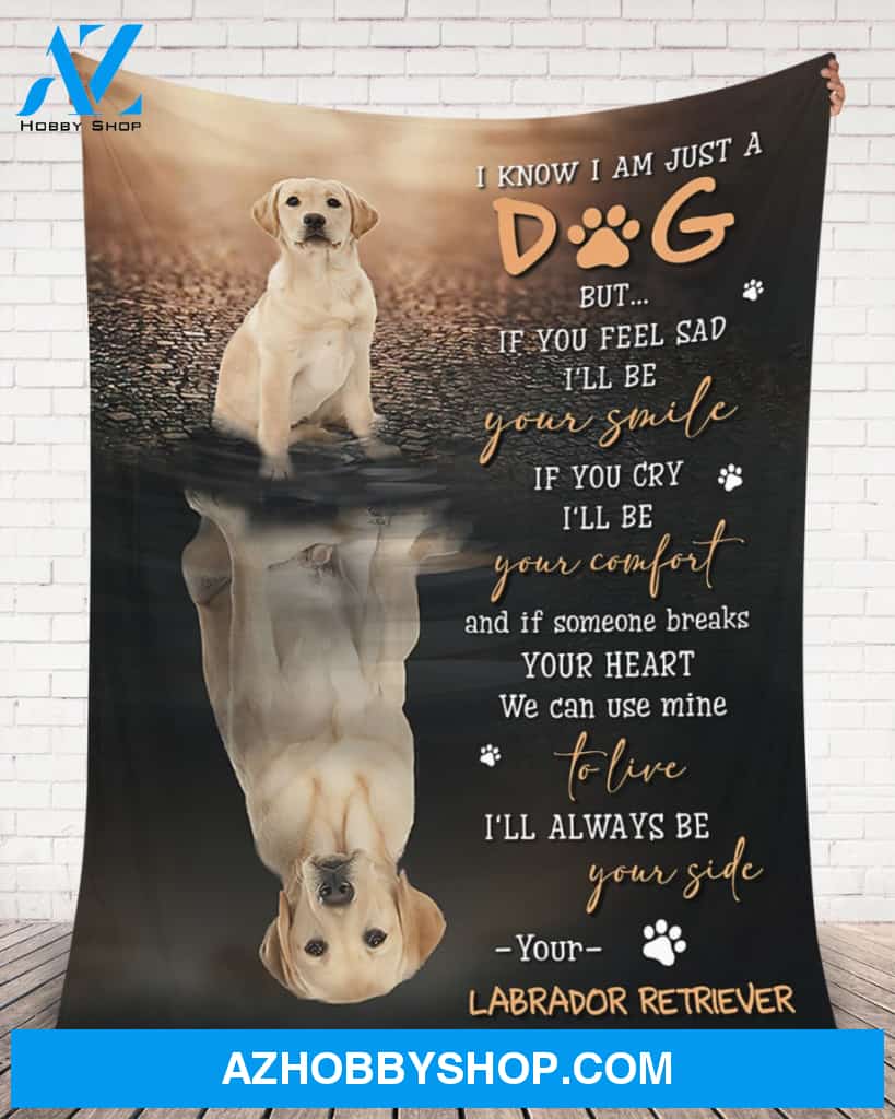 Labrador I Know I Am Just A Dog Blanket Gift For Dog Lovers Birthday Gift Home Decor Bedding Couch Sofa Soft and Comfy Cozy