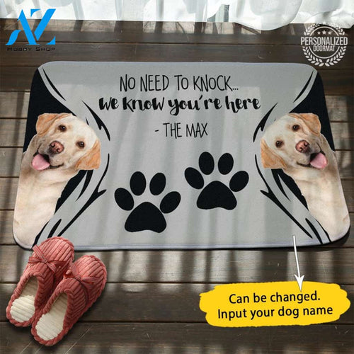 Labrador Personalized Name Doormat